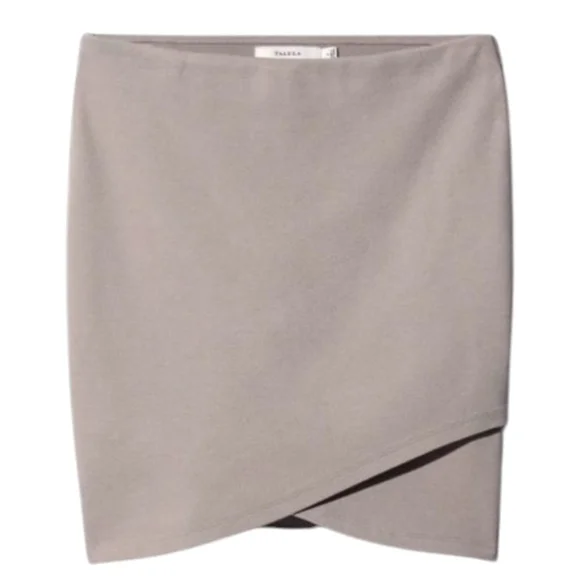 Aritzia Talula Skirt Micro Mini Fairy Y2K Small Dainty Stretch Feminine Taupe - Picture 1 of 10
